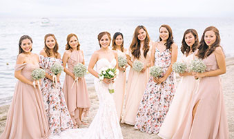 Flowers and Greens’ Take on a Laiya Beach Wedding