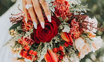 A Rustic- Romantic Themed Bouquet for Brides