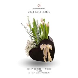 TULIP HEART – WHITE